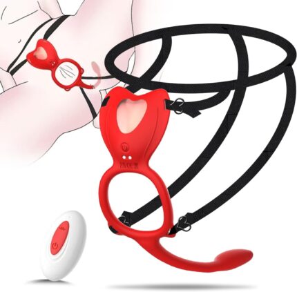 Wearable Panty Clitoral Anal Vibrator With Remote Control